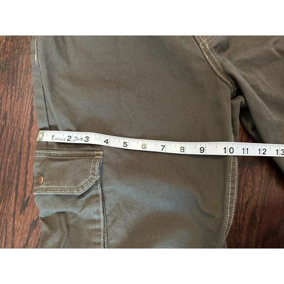 PacSun Green Low Rise Extreme Baggy Cargo Pants Size 26 - Picture 11 of 16